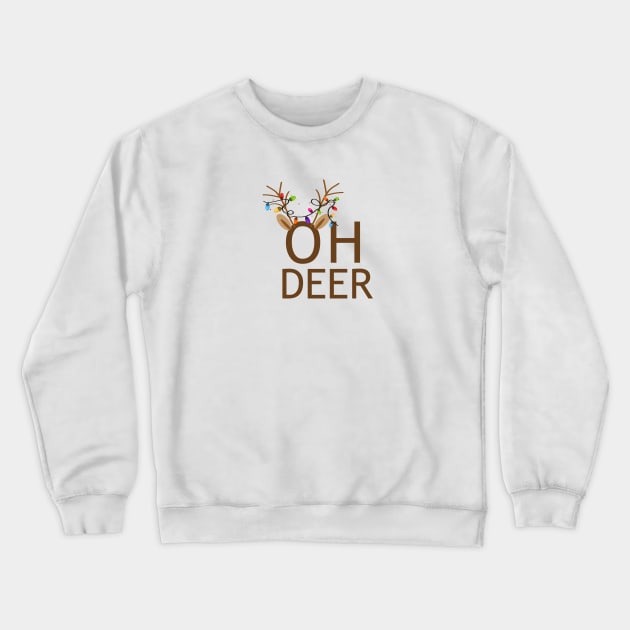 Oh deer! Crewneck Sweatshirt by GULSENGUNEL